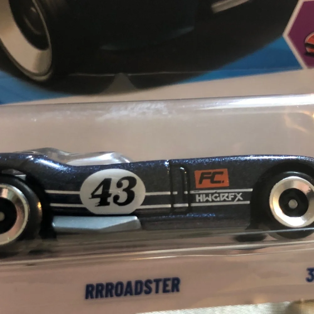 Blue Roadster Toy Car